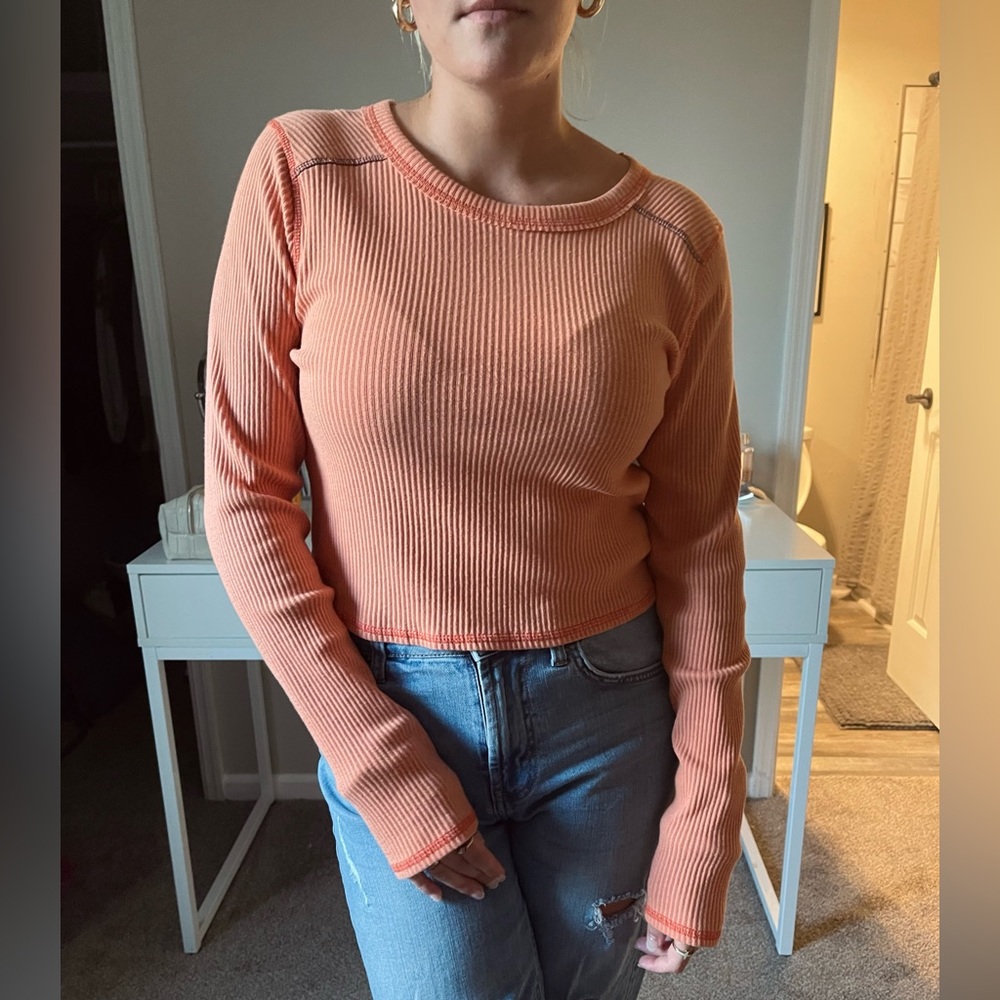 Orange long sleeve!